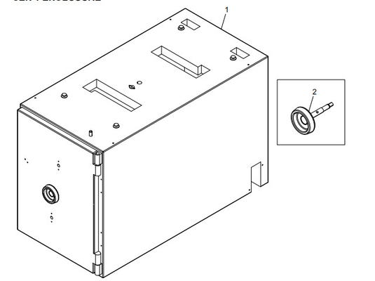ATM 기계 부품 CEN 1 ENCLOSURE 445-0743214 445-0682155