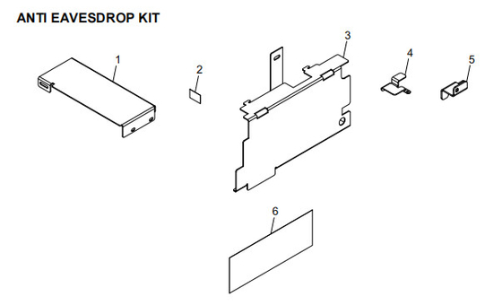 ATM 예비 부품 NCRANTI EAVESDROP KIT