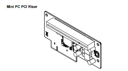 ATM 예비 부품 NCR 009-0030957 MINI PC PCI RISER
