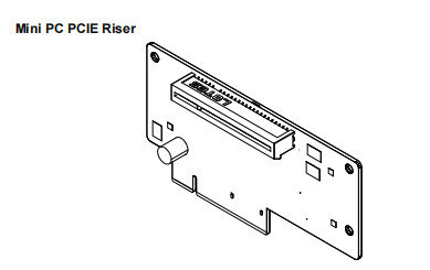 ATM 예비 부품 NCR 009-0030958 MINI PC PCIE RISER