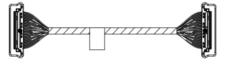 ATM 예비 부품 445-0775483 케이블 - EDP, 620MM, 회전 가능