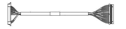 ATM 기계 부품 445-0743831 LVDS HARNESS, 1200MM