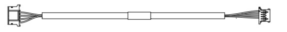 ATM 기계 부품 445-0743832 LVDS 전력 하네스, 1200MM