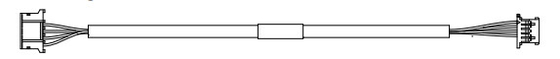ATM 기계 부품 445-0751009 LVDS SUNLIGHT POWER HARNESS, 1200MM