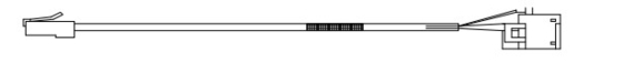 ATM 기계 부품 445-0670809 MODEM 8 WAY HARNESS