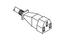 ATM 기계 부품 009-0025174 IEC 플러그 케이블, 10 AMP, 2500MM