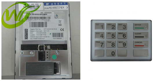 ATM 머신 부분 디에볼트 EPP5 키보드 49-216680-717A 49216680717A